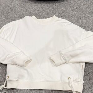 Scotch & Soda Cream Crew Neck Sweater